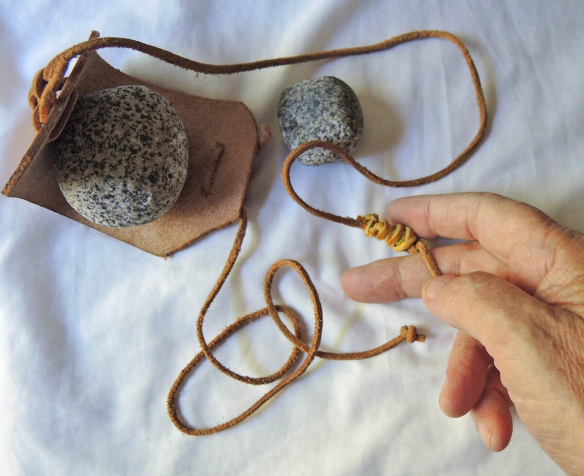 Indigenous Use of Sling Stones in Warfare