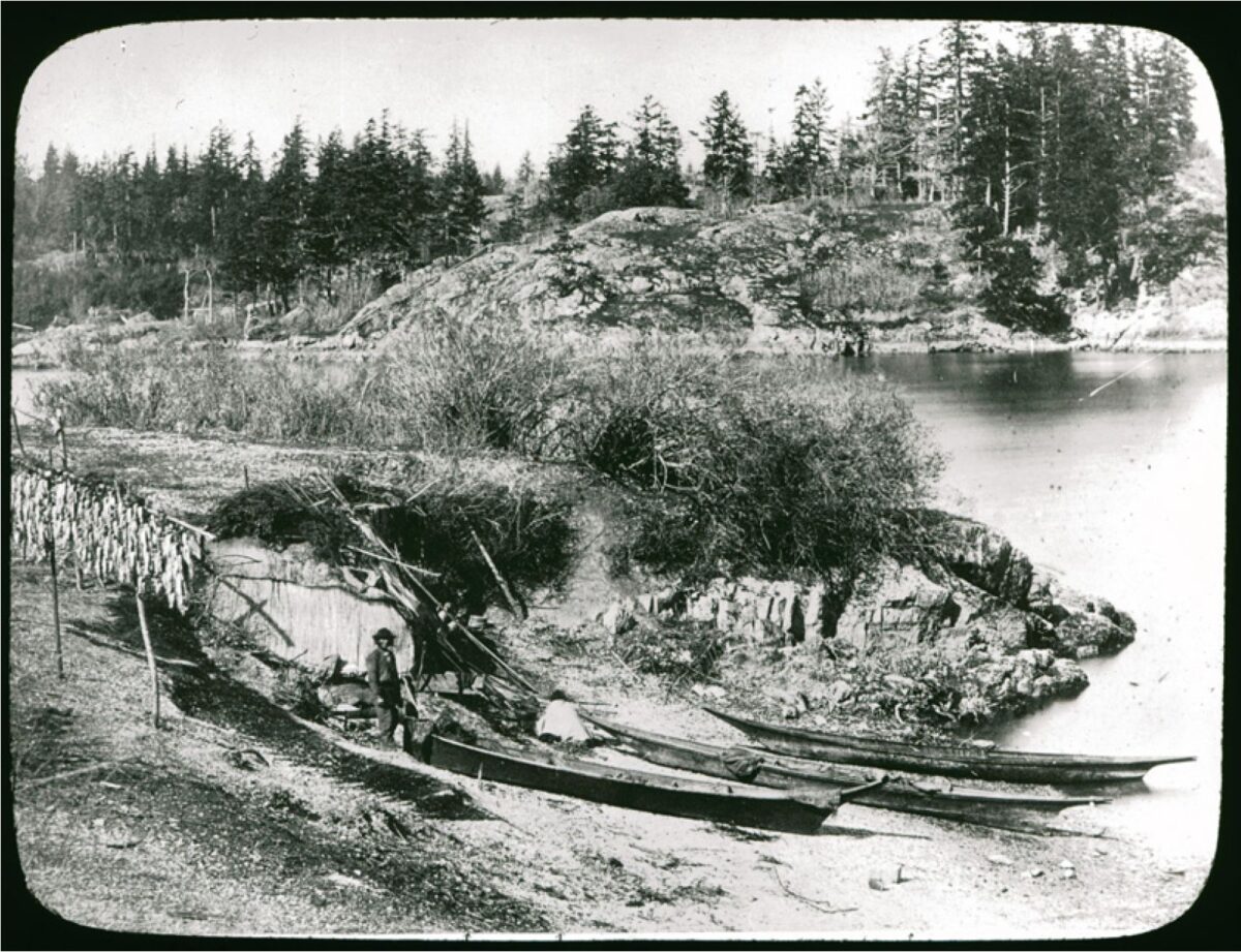 A Lekwungen Herring Fishing site in Esquimalt Harbour: A Unique photograph in the Collection of the Royal B.C. Museum
