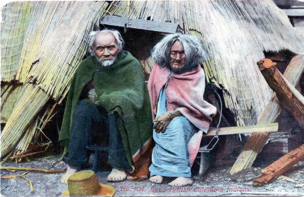 Photographs of an Elderly Indigenous Couple